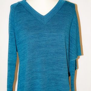 Soft Surroundings Teal Heather Madison Tunic Sz PM